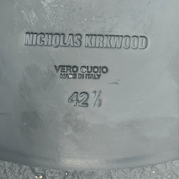 NICHOLAS KIRKWOOD Men's derby oxford suede leather combo EU 42.5 US 9.5 - Picture 9 of 9